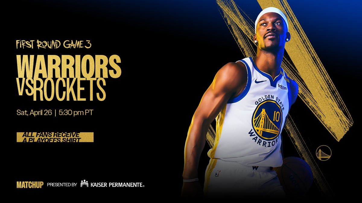 Parking Houston Rockets at Golden State Warriors