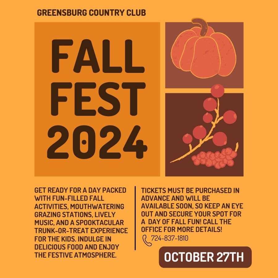 Greensburg Country Club\u2019s Fall Fest