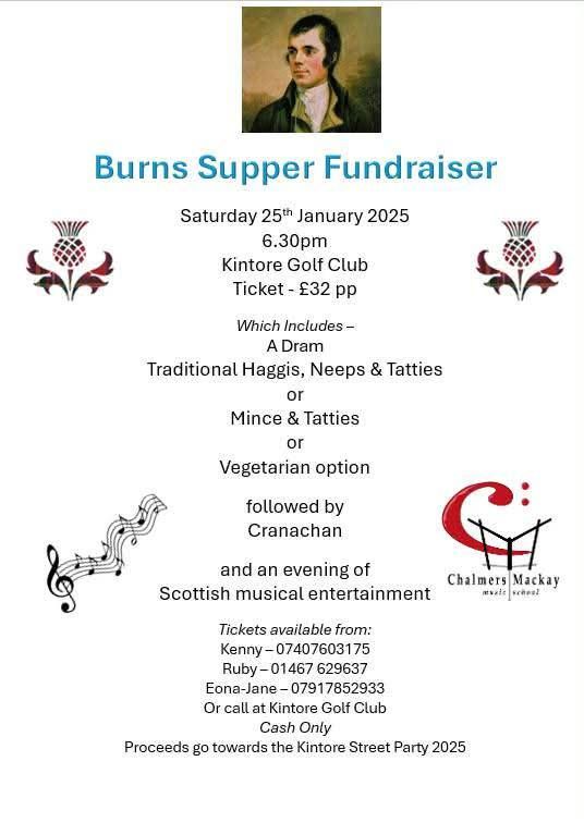 Burns Supper Fundraiser 