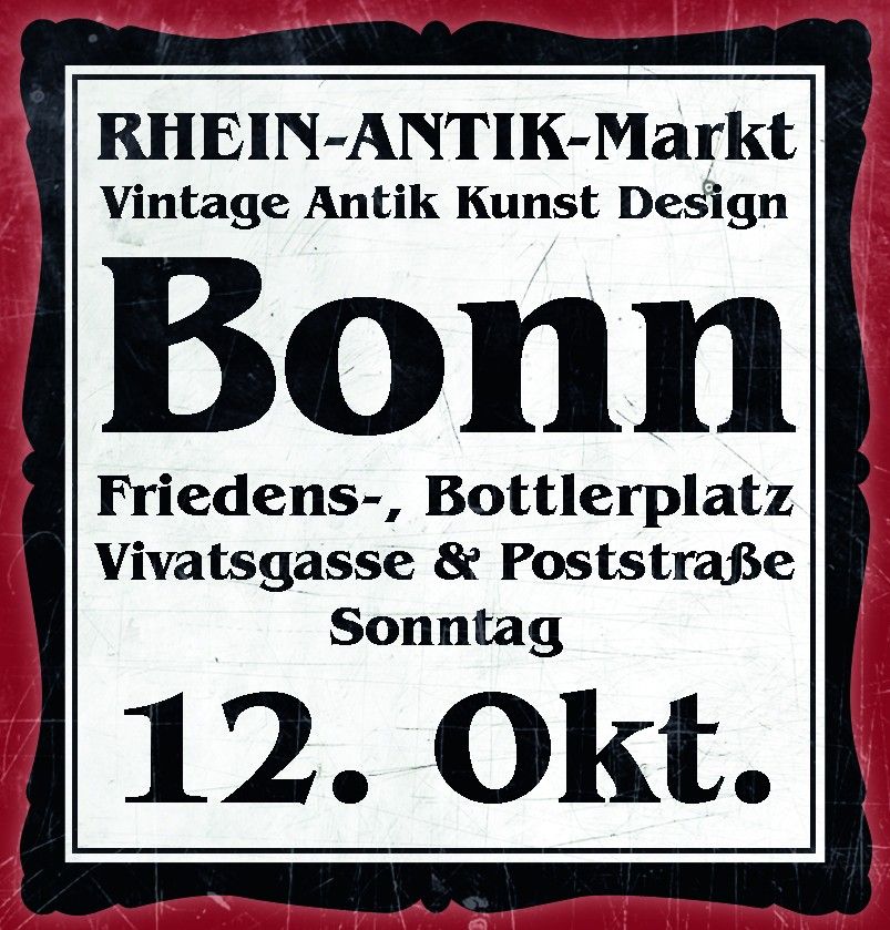 Antikmarkt Bonn - Vintage Antik Kunst Design