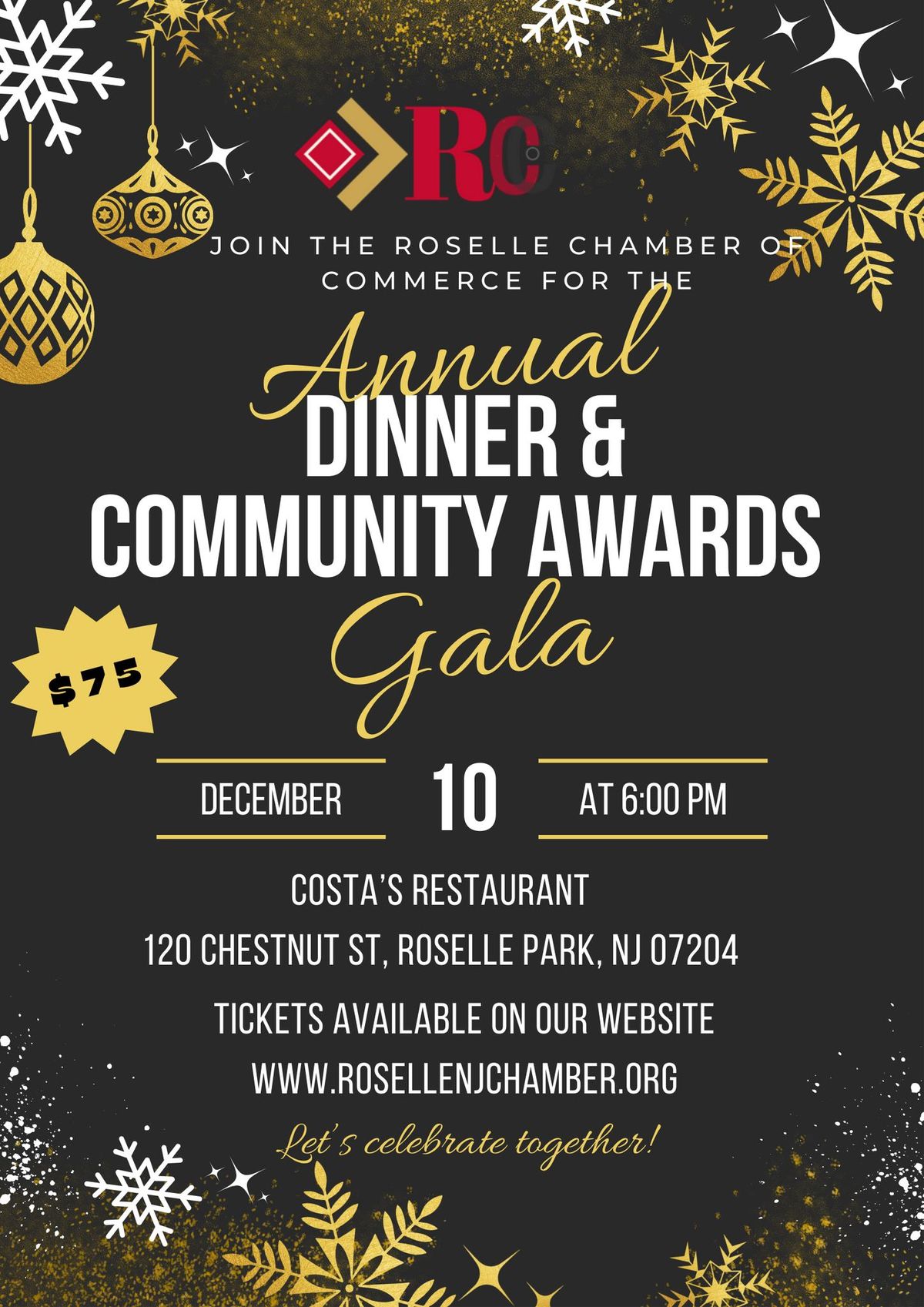 Annual Gala Dinner & Community Awards