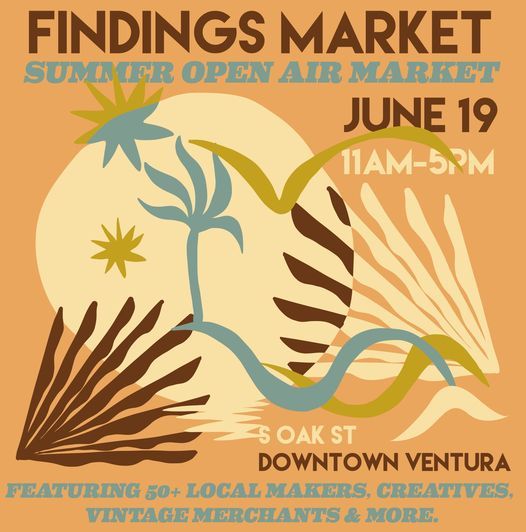 Summer Open Air Market, Findings Market, Ventura, 19 June 2021