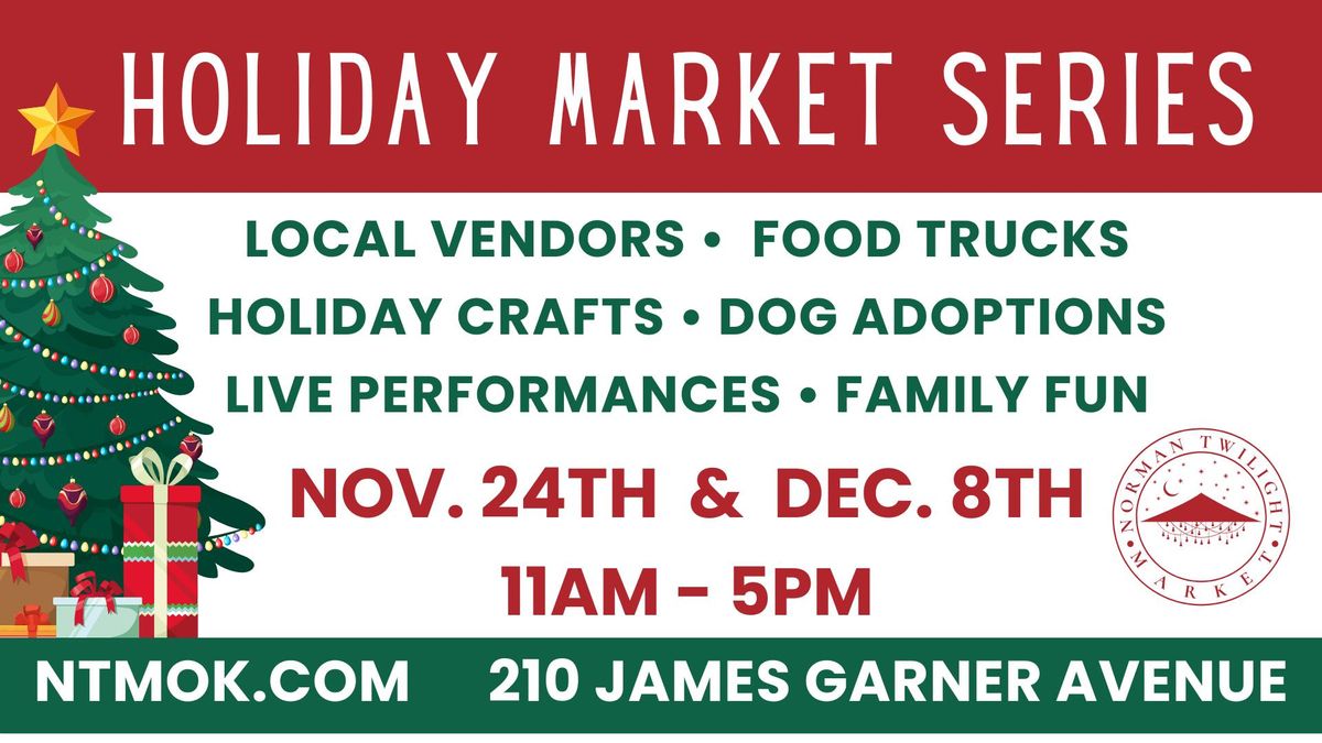 HOLIDAY MARKET SERIES, SUNDAY, DECEMBER 8TH