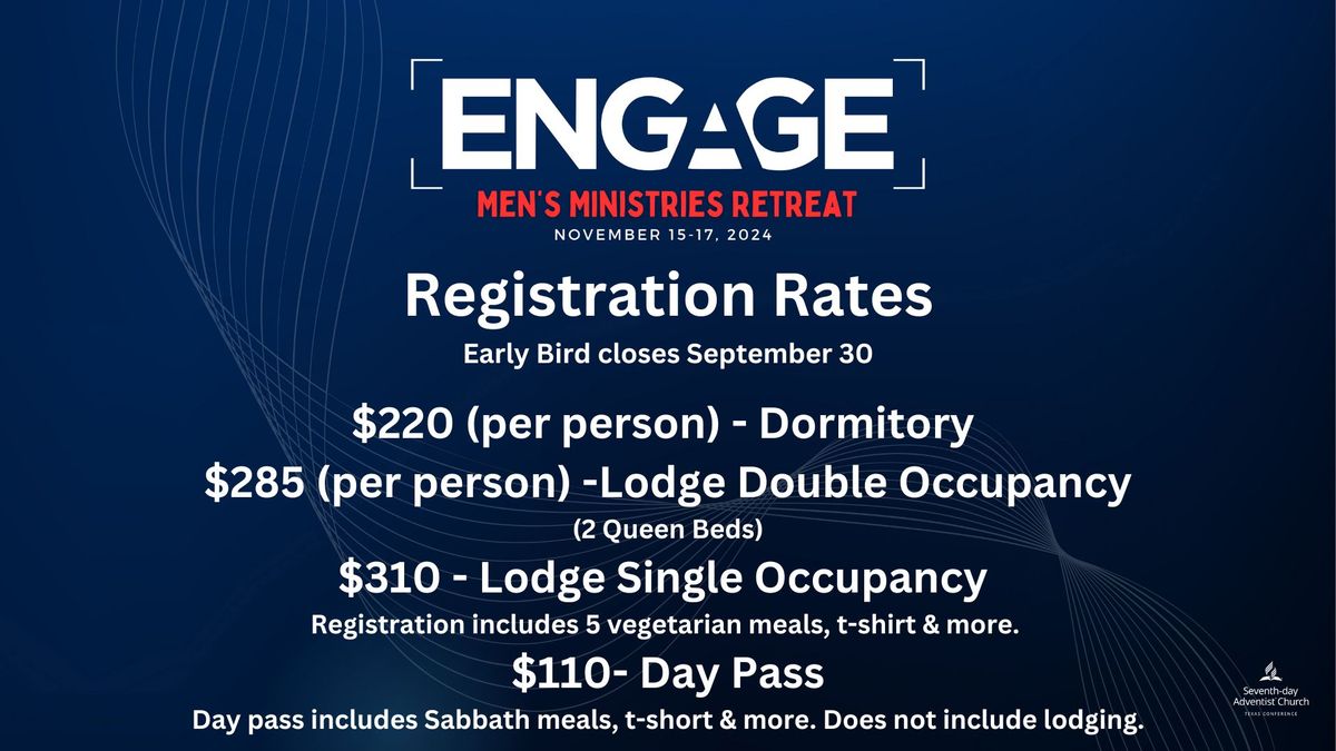 Engage- English Men's Ministries Retreat