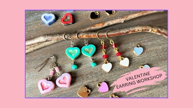 Valentine Earring Workshop at S&M Winery in Canal Fulton