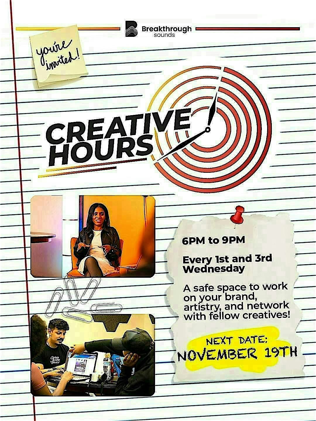 Creative Hours at Breakthrough Sounds