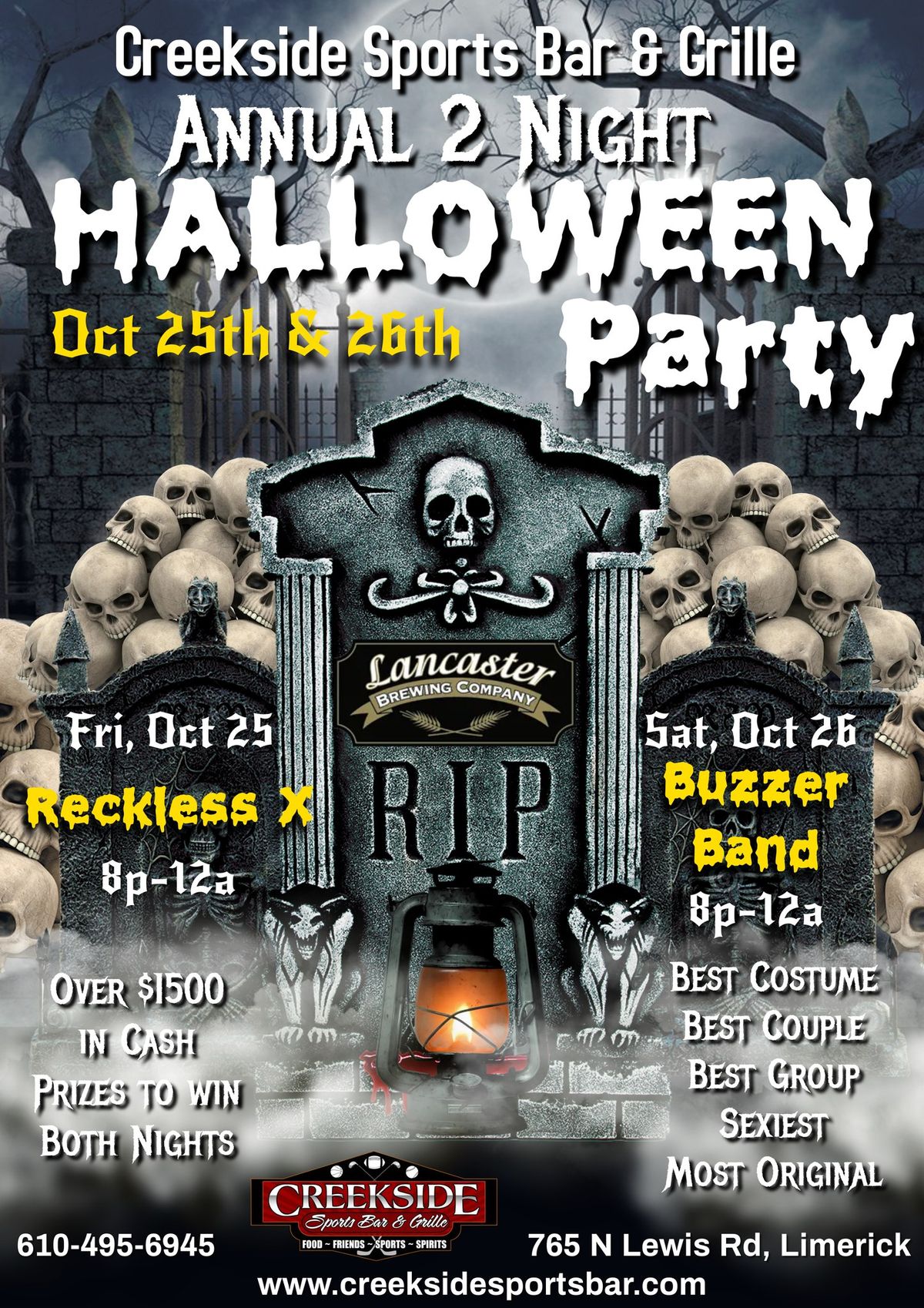 Halloween Party with Reckless X - 10\/25