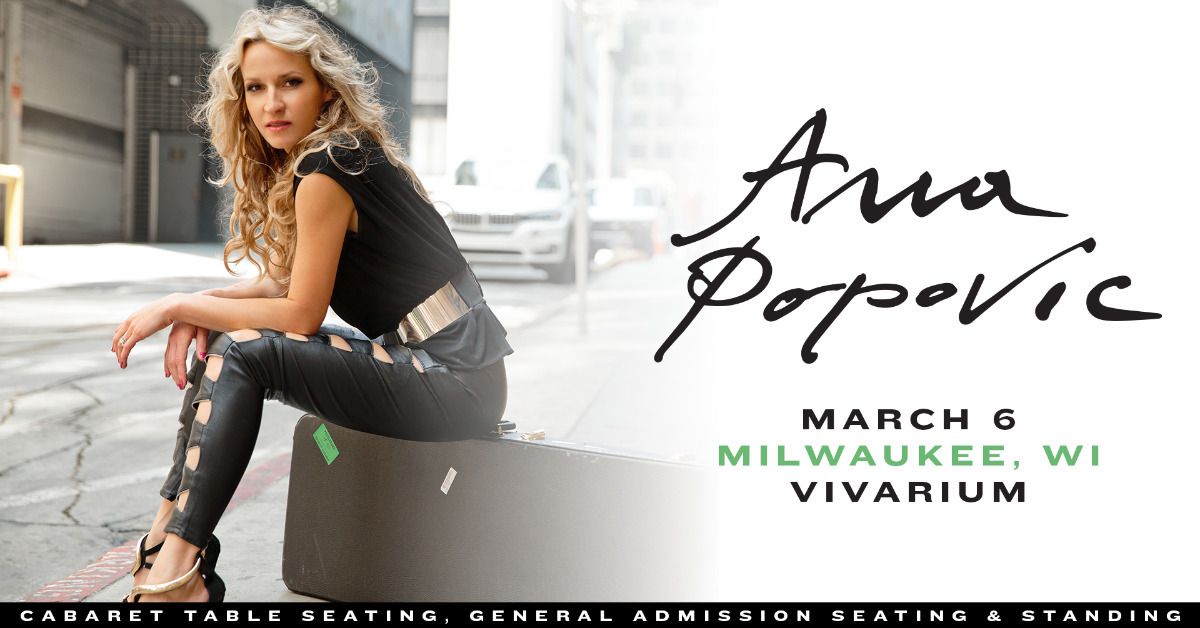 Ana Popovic at the Vivarium