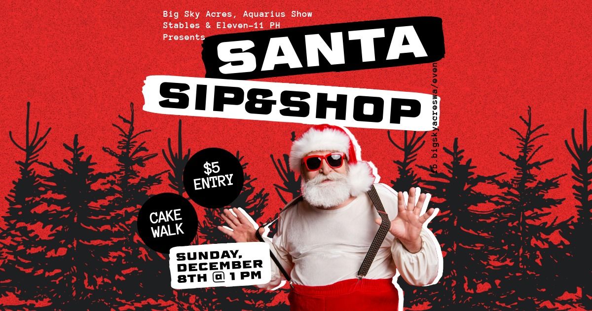 SANTA Sip & Shop