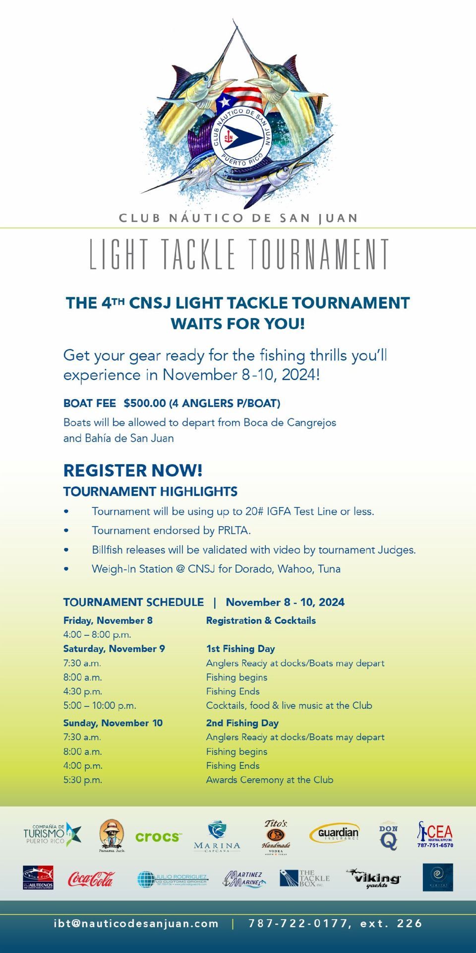 The 4th CNSJ Light Tackle Tournament