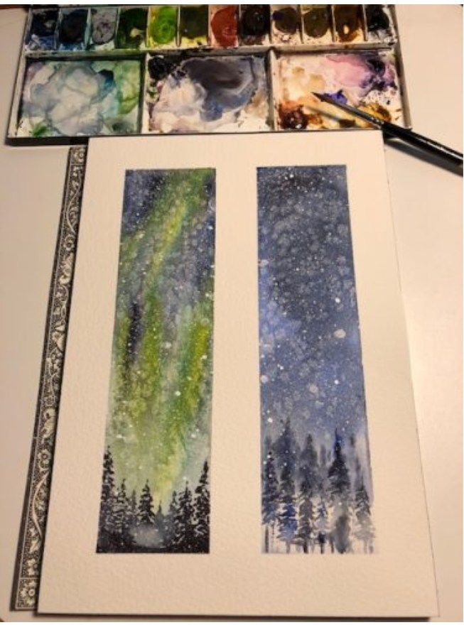 Holiday Watercolors with Santa -Adults and Teens