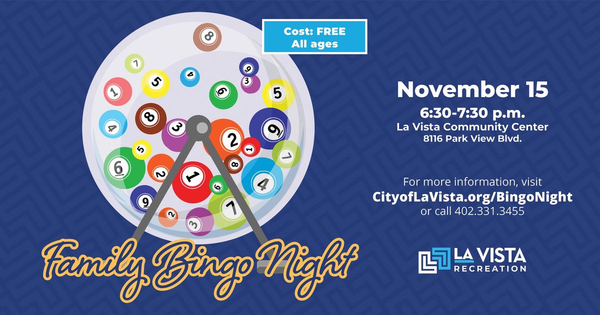 Family & Friends Bingo Night - November