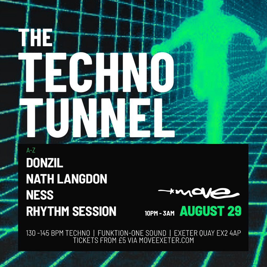 The Techno Tunnel \/\/ Move Exeter 29.08.25