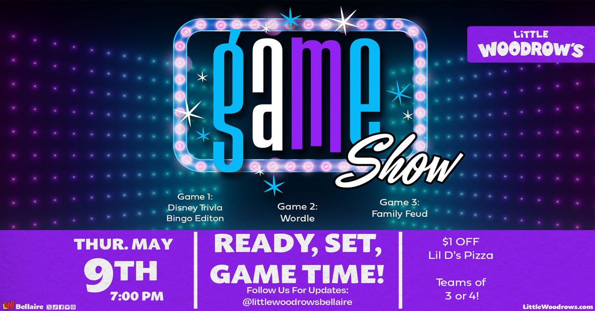Little Woodrow's Game Show Night