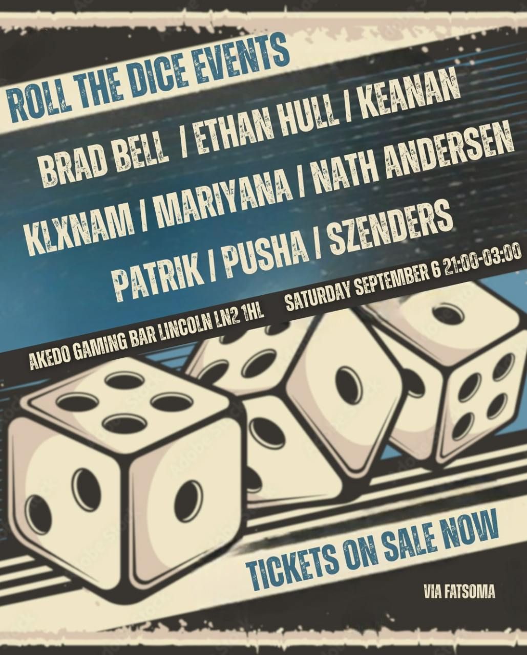ROLL THE DICE EVENTS