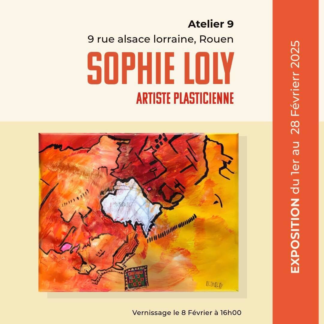 Vernissage exposition Sophie Loly \u00e0 l\u2019atelier 9