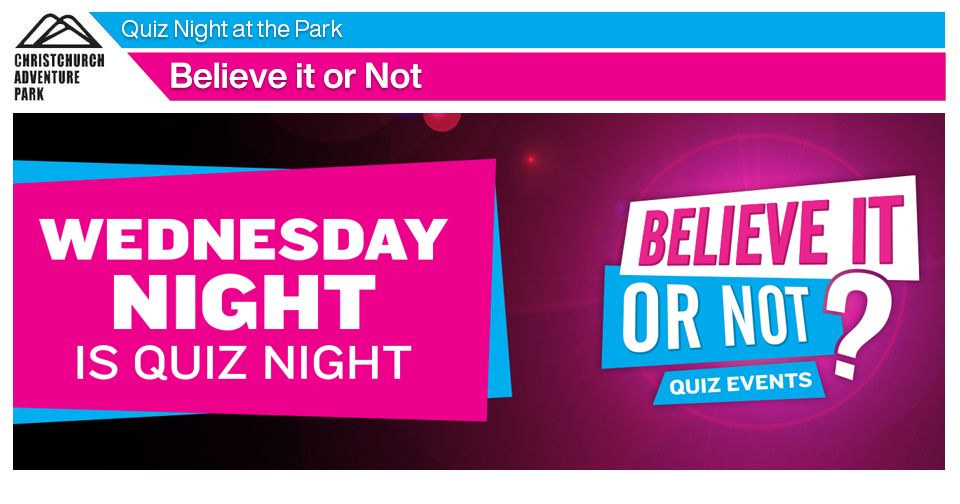 FREE ENTRY - Quiz Night - Believe it or Not