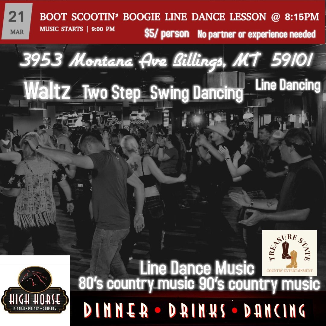 \ud83c\udf1fBoot Scootin\u2019 Boogie Line Dance Lesson & Friday night Dancing \ud83c\udf1f