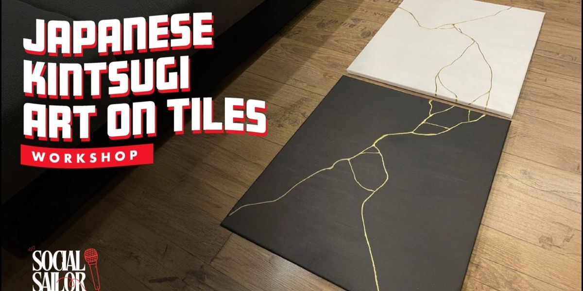 Japanese Kintsugi Art on Tiles - Hyderabad