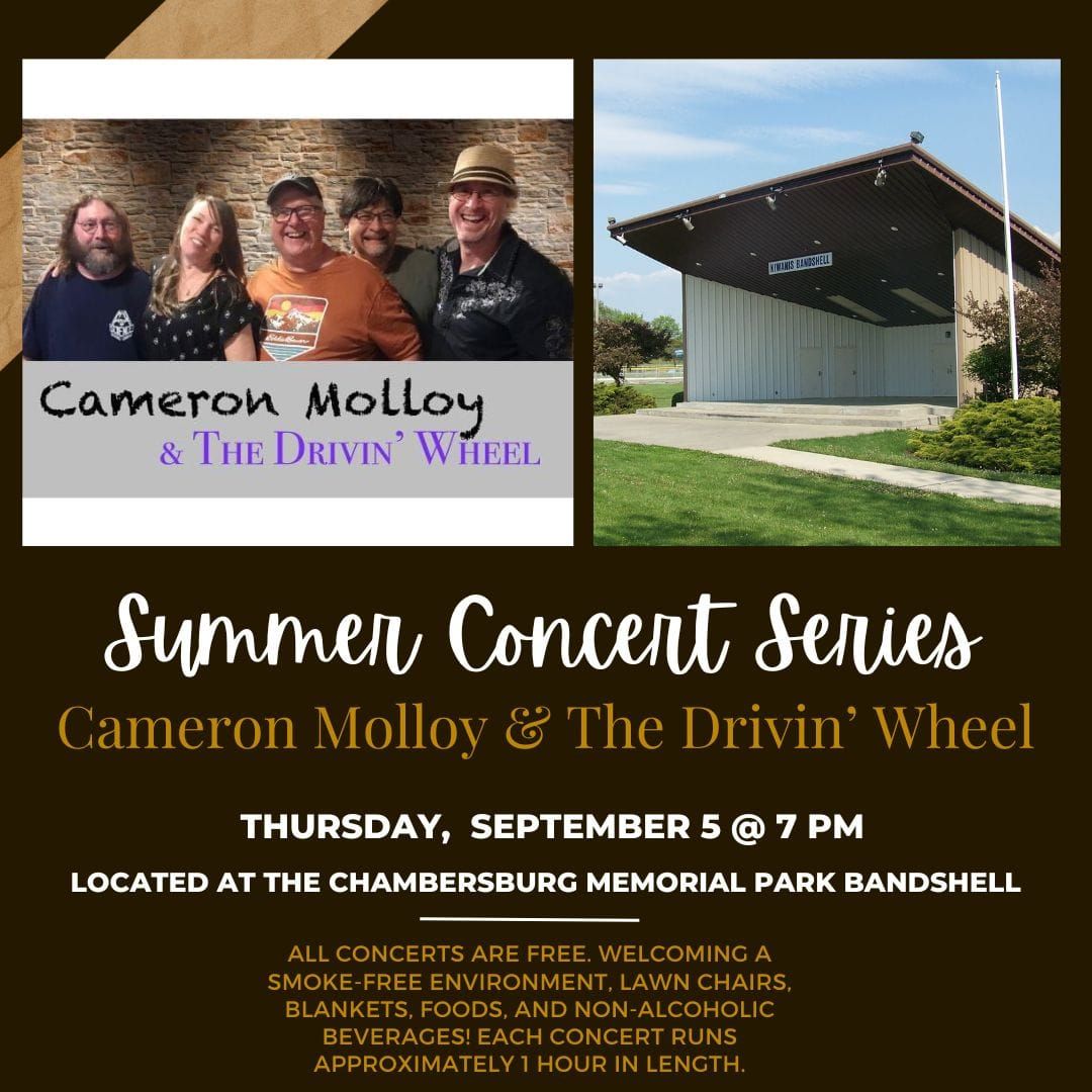 Summer Concert Series- Cameron Molloy & The Drivin' Wheel
