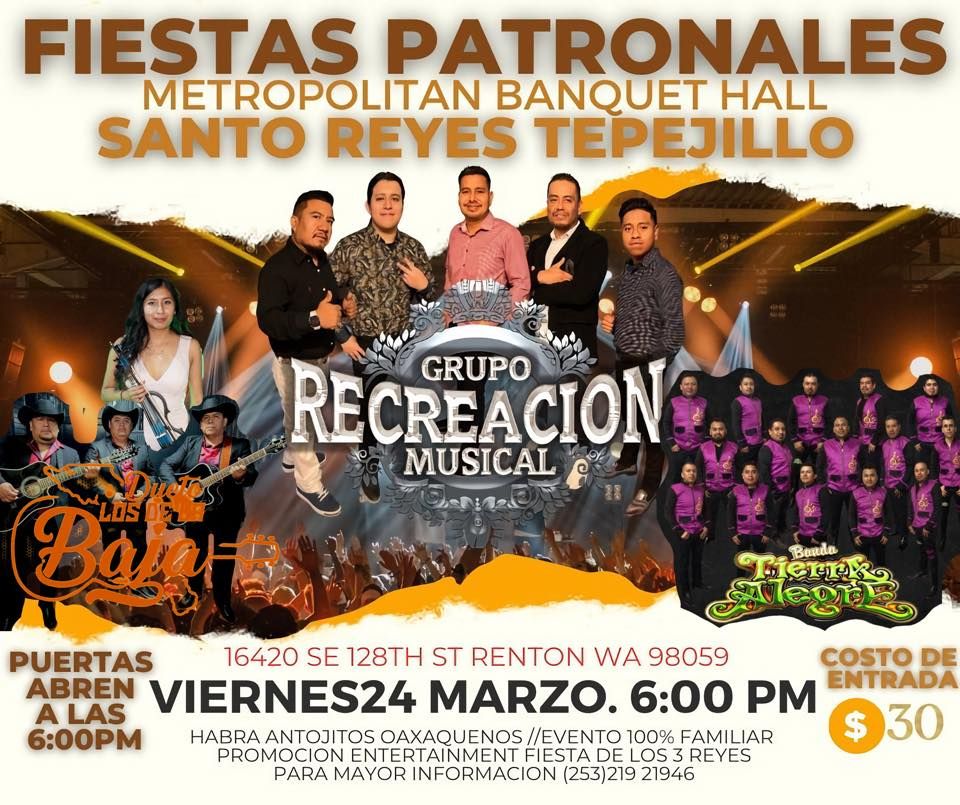 Fiestas patronales santo reyes tepejillo 24 de marzo