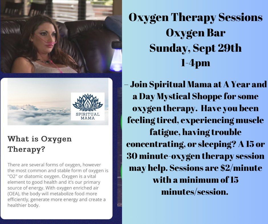 Oxygen Therapy Sessions