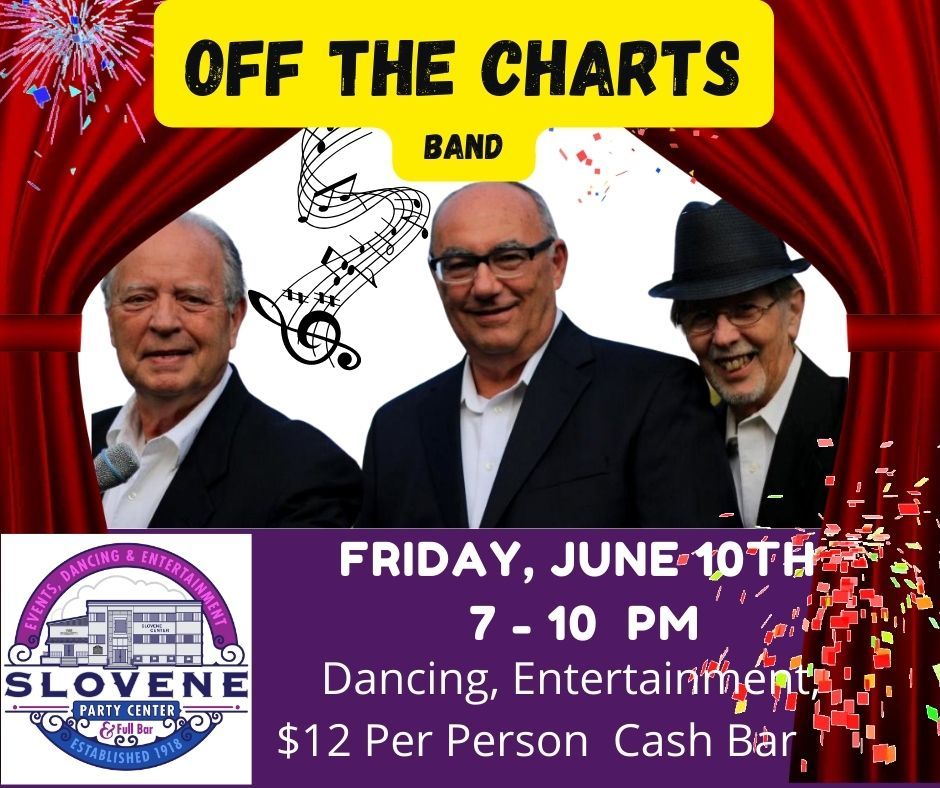 Friday Night Dance with Off The Charts Band, Slovene Center Barberton