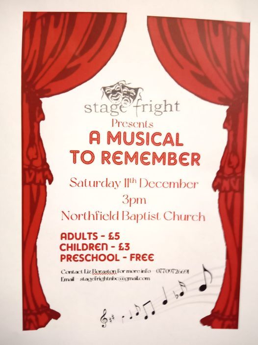 Stage Fright presents: A Musical to Remember