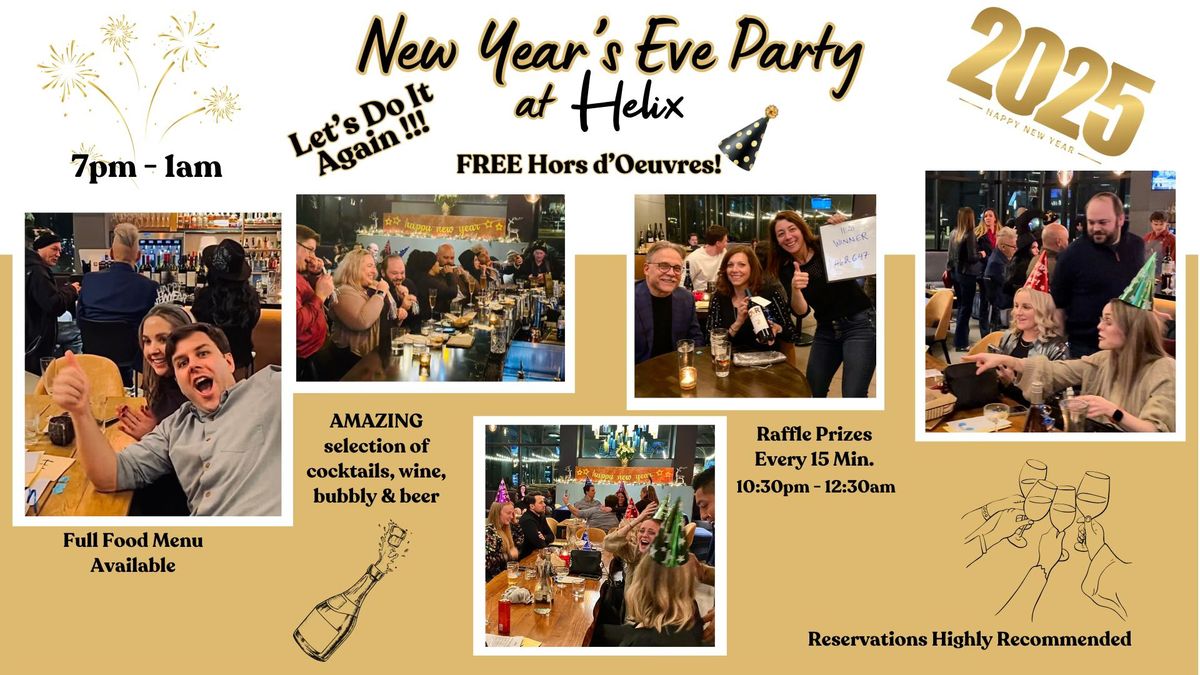 New Year's Eve Party at Helix!