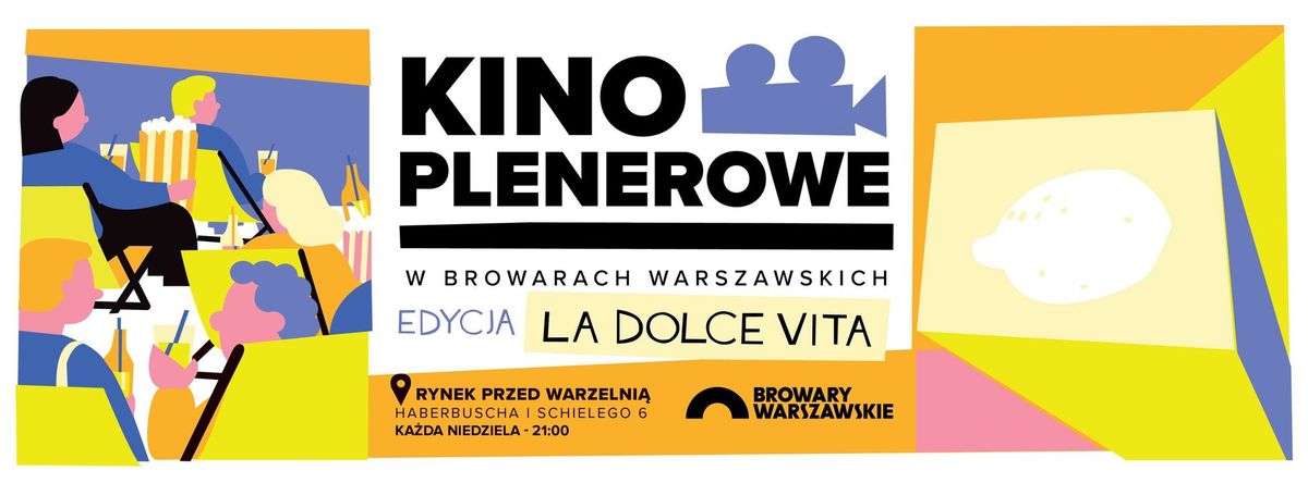 Letnie kino pod chmurk\u0105 w Browarach Warszawskich 