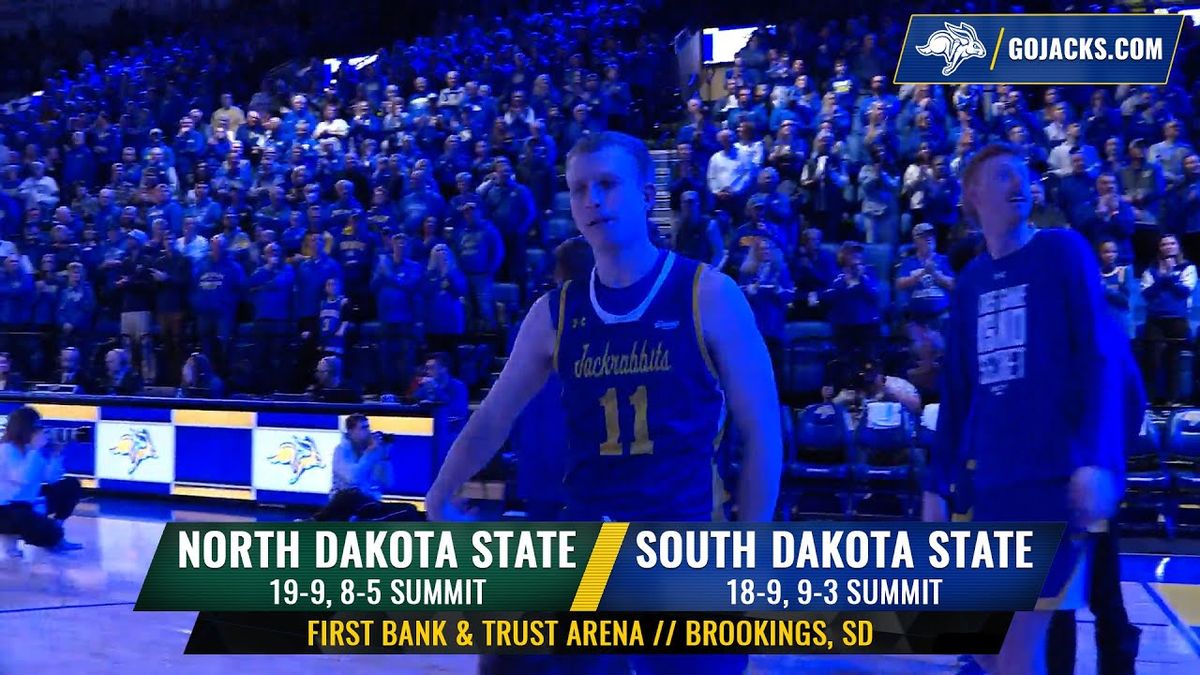 South Dakota State Jackrabbits at North Dakota State Bison Mens Basketball at Scheels Arena