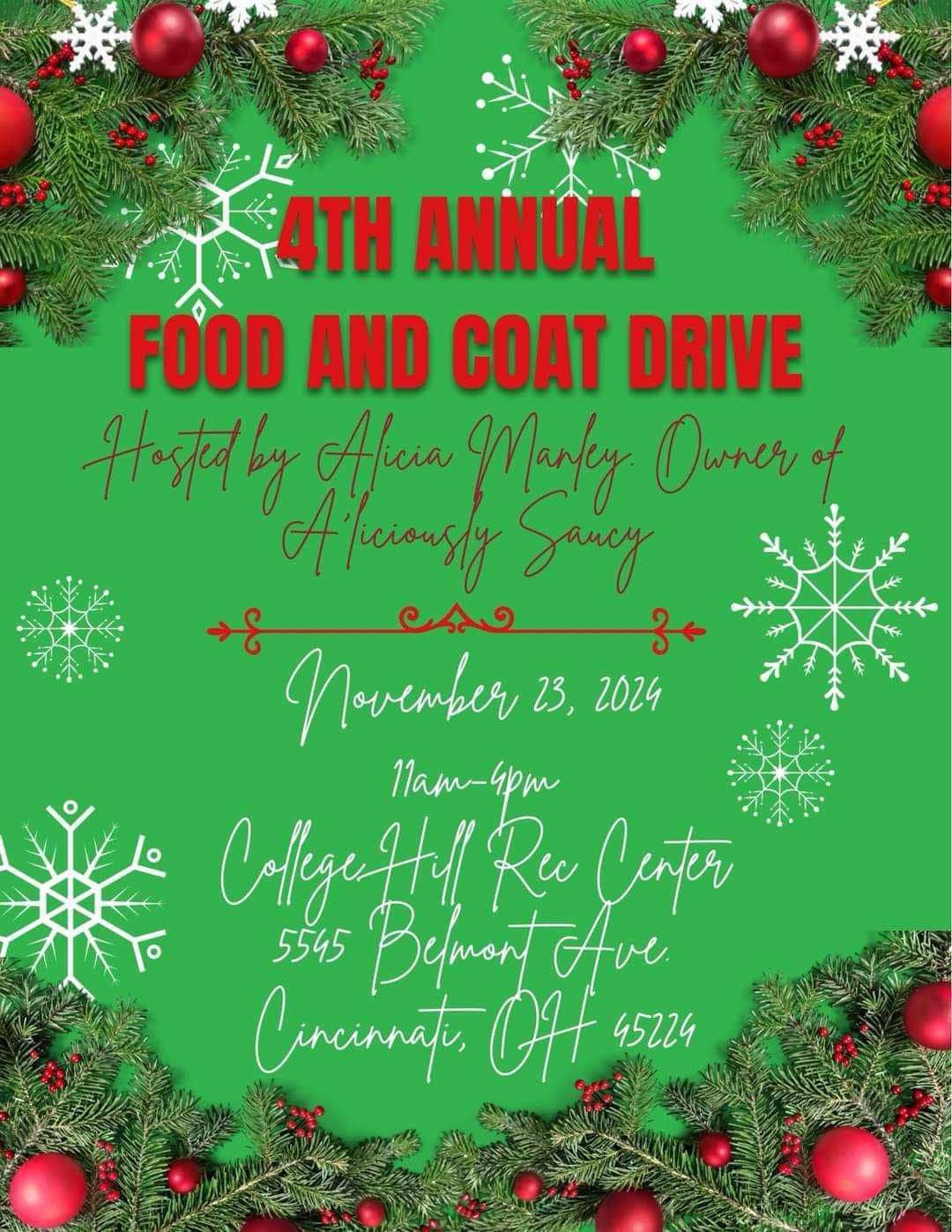 4th Annual Food and Coat Drive Small Business Expo