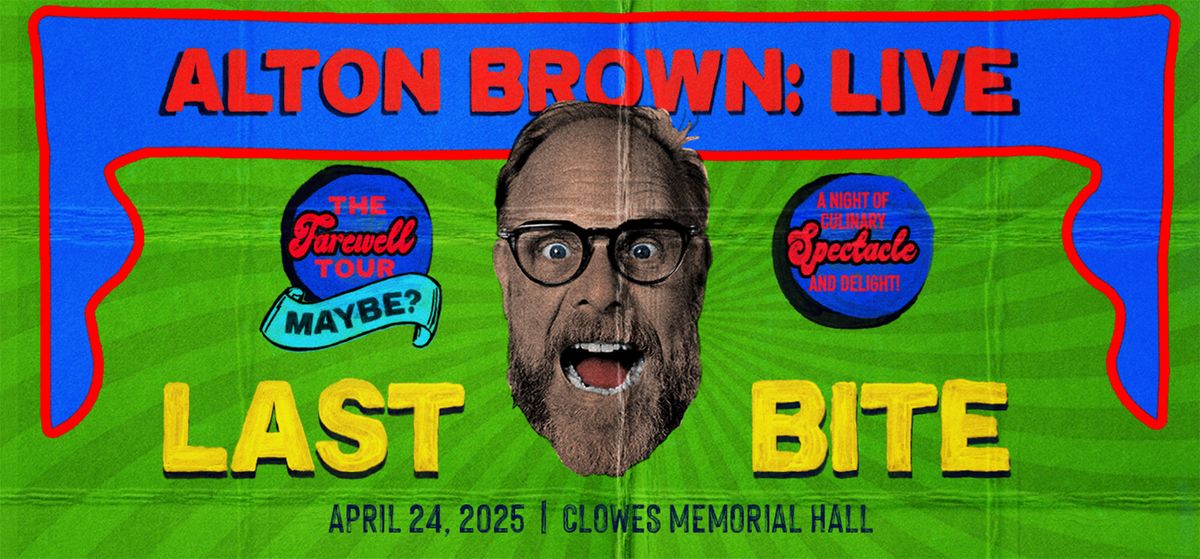 Alton Brown at Clowes Memorial Hall