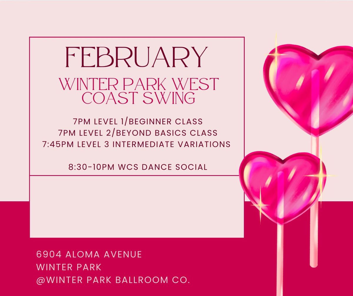 West Coast Swing Class and Dance Party