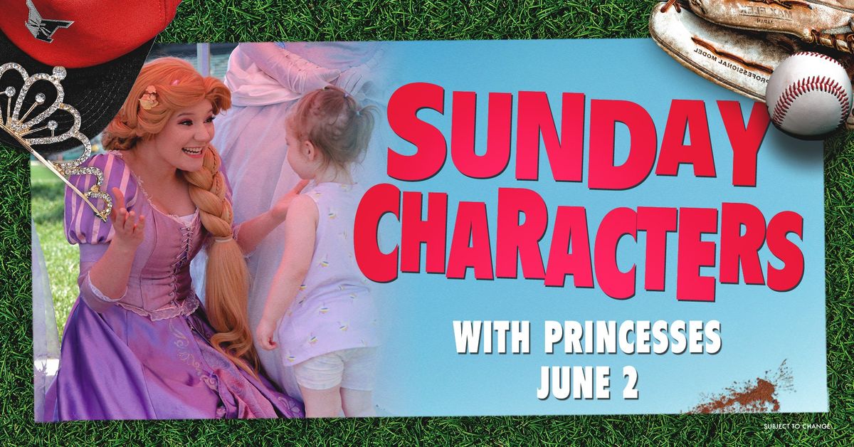 Sunday Characters with Princesses