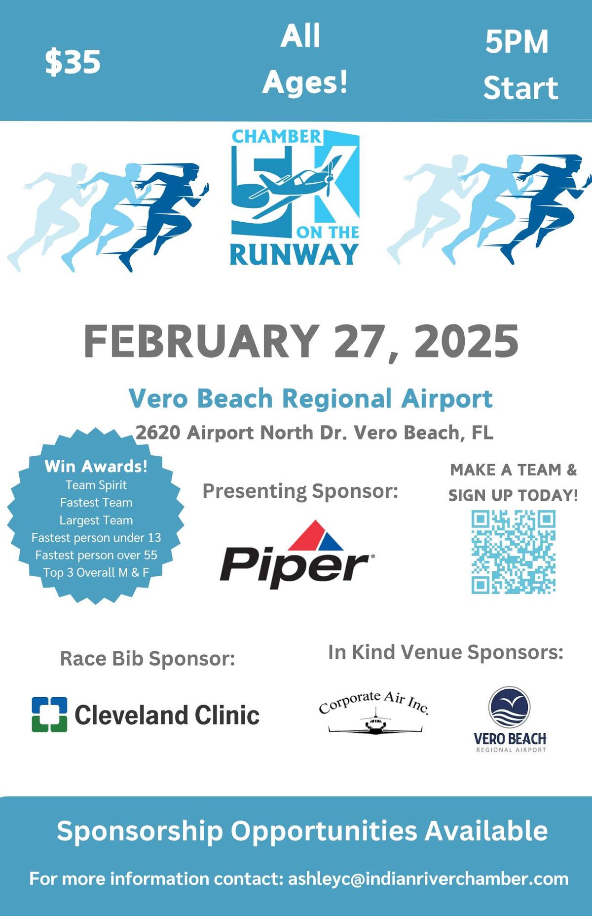 Chamber 5K on the Runway