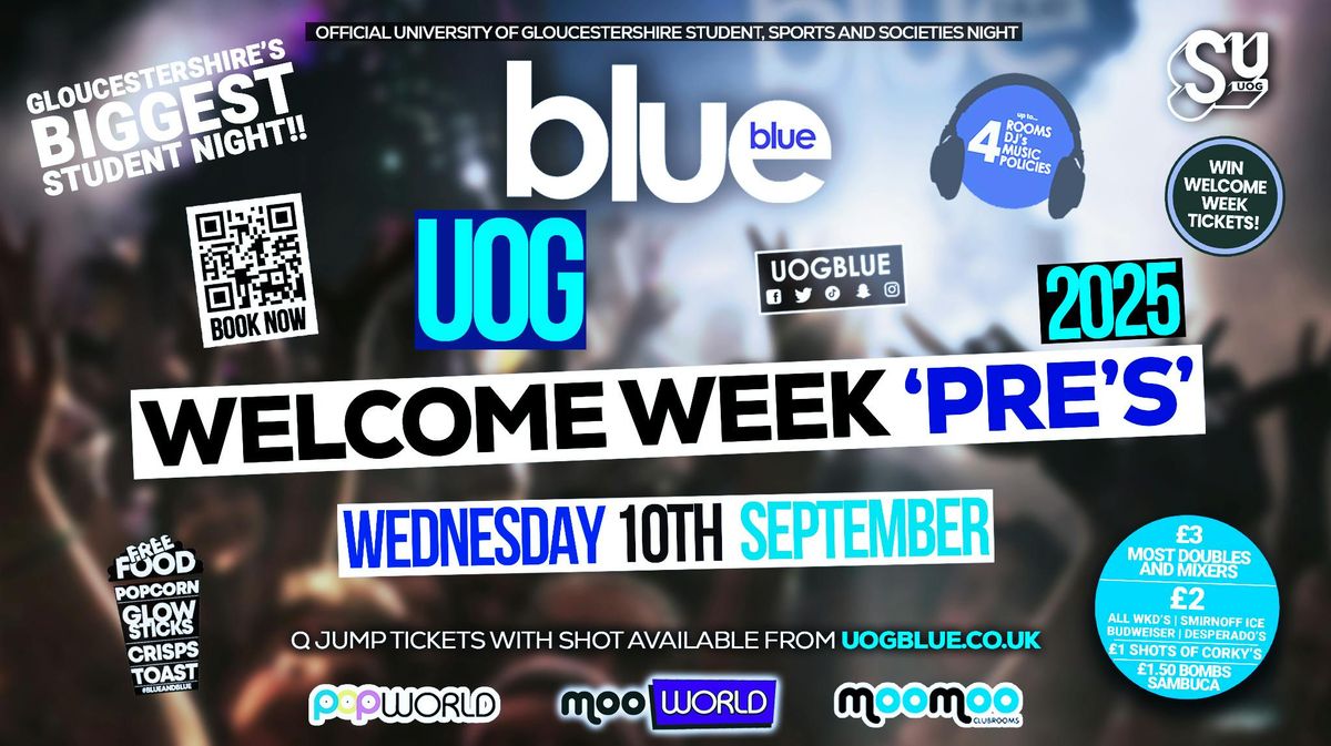 Blue & Blue Wednesdays | Gloucestershire\u2019s Biggest Student Night \ud83d\udc99