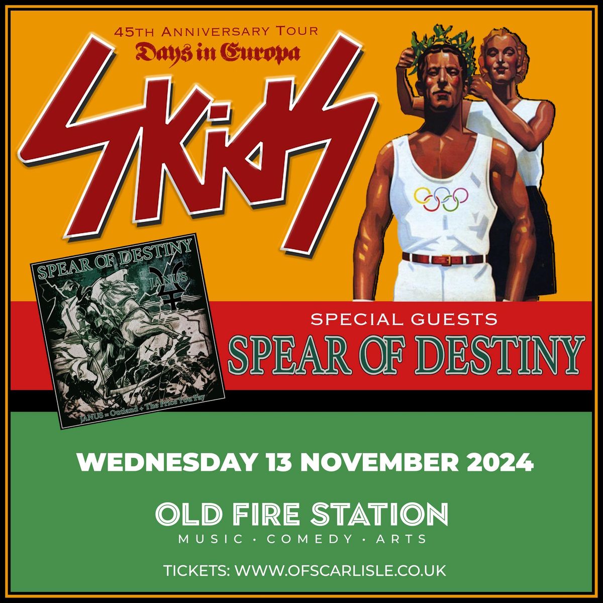 Skids with Spear of Destiny \/\/ Old Fire Station \/\/ Carlisle