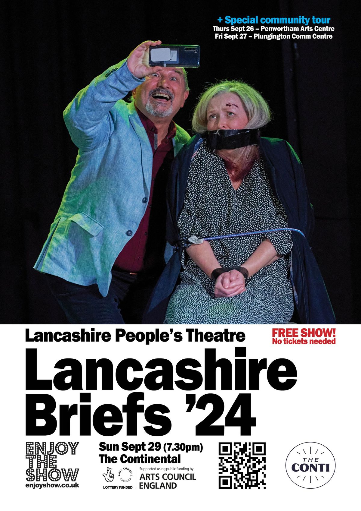 Lancashire People\u2019s Theatre: Lancashire Briefs \u201924 (THEATRE)