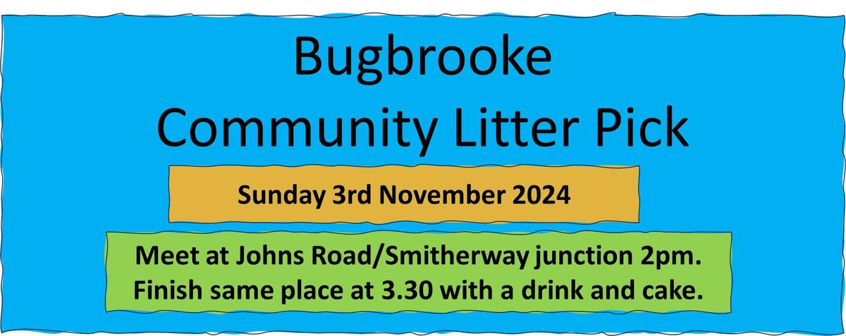 Bugbrooke village litter pick November 2024