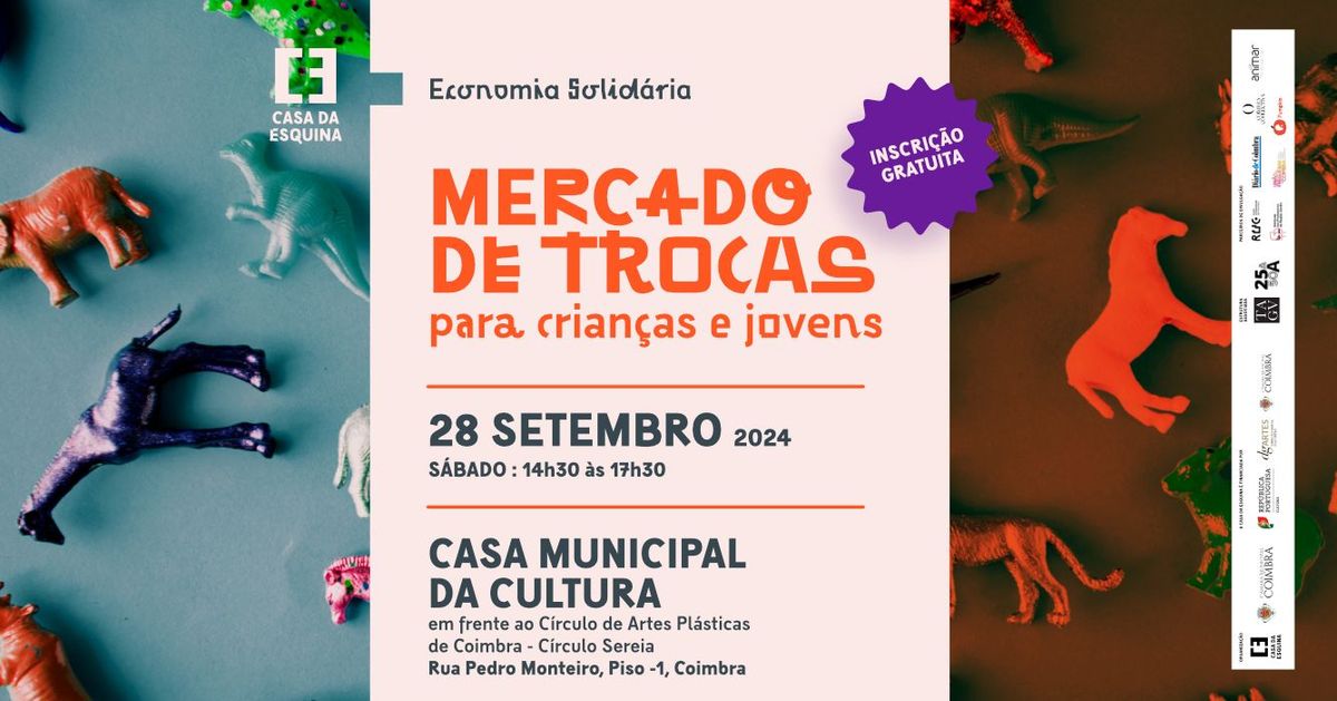 Mercado de Trocas para Crian\u00e7as e Jovens