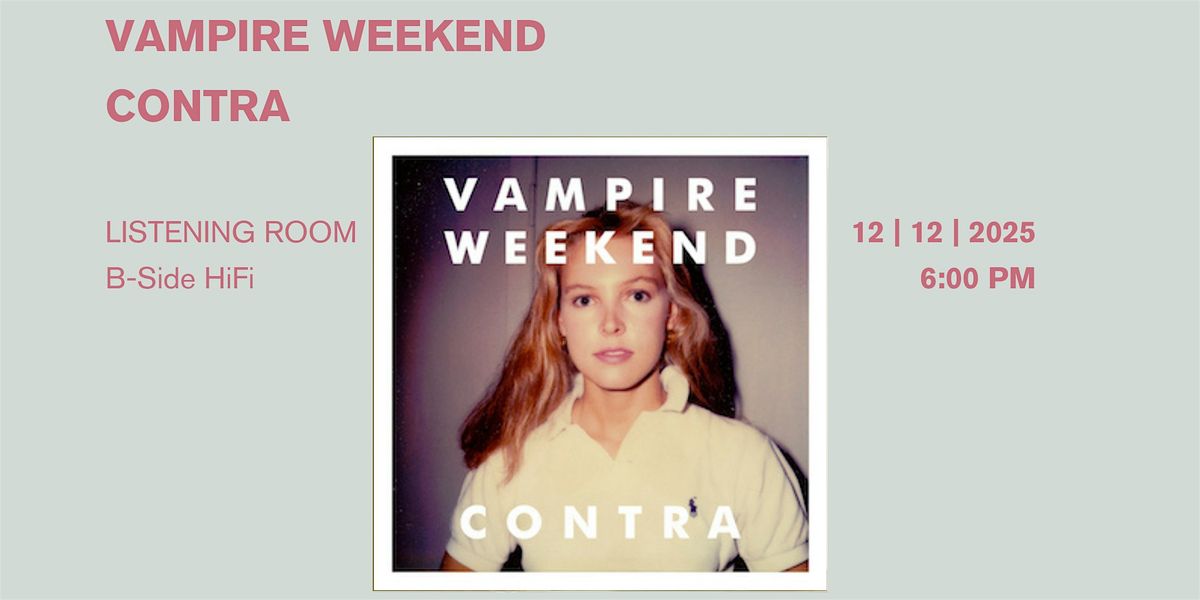Vampire Weekend: Contra
