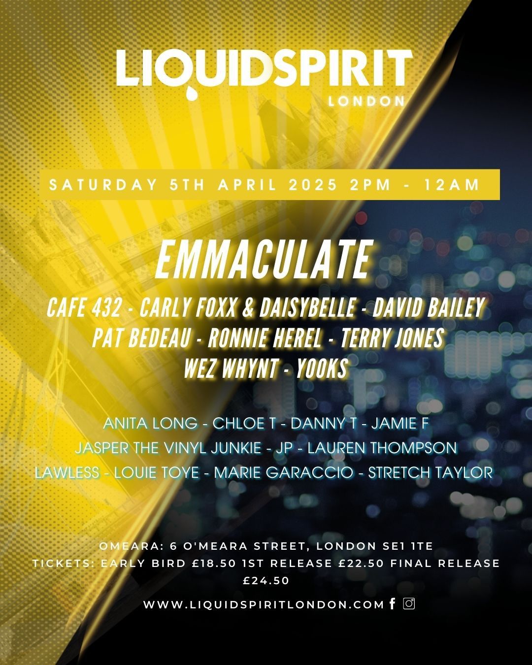 LIQUID SPIRIT LONDON - Spring Party