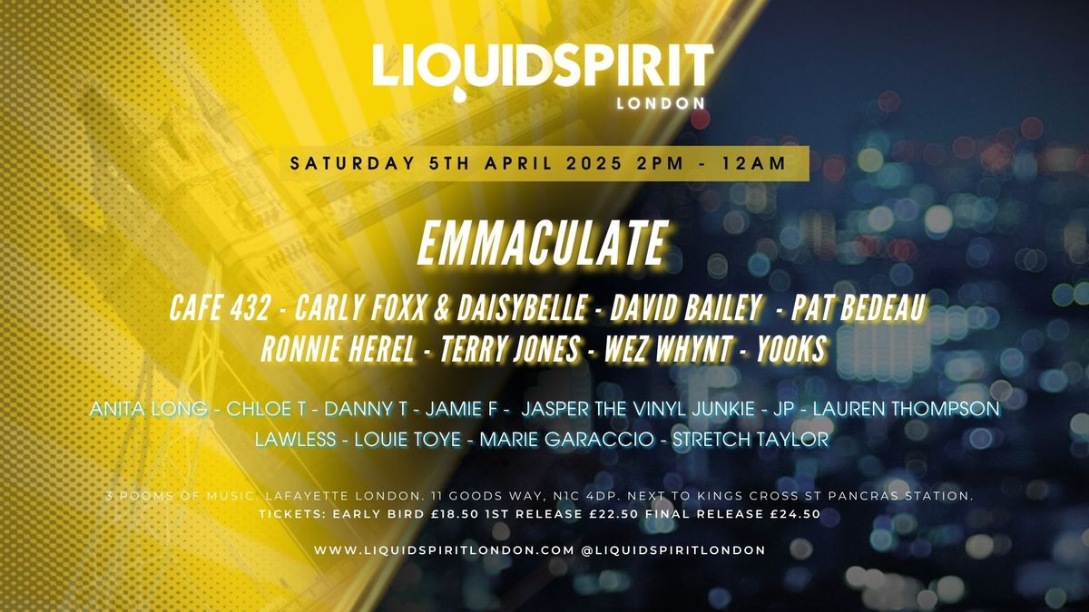 LIQUID SPIRIT LONDON - Spring Party