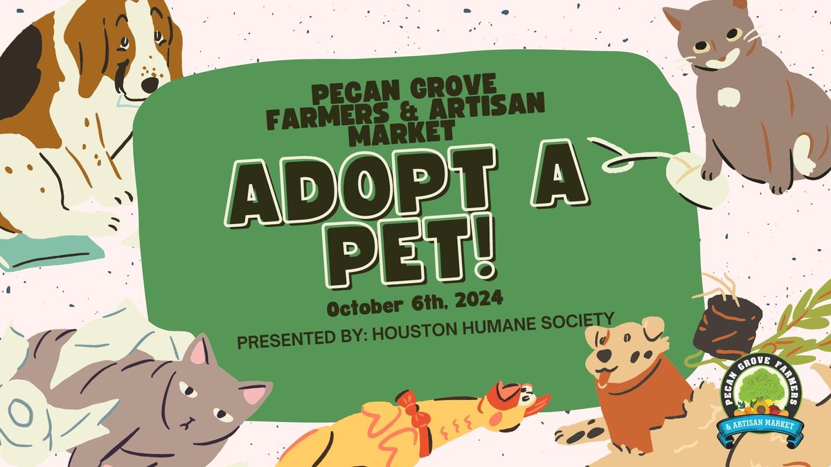 Pet Adoption Event with Houston Humane Society & Pet Evolution