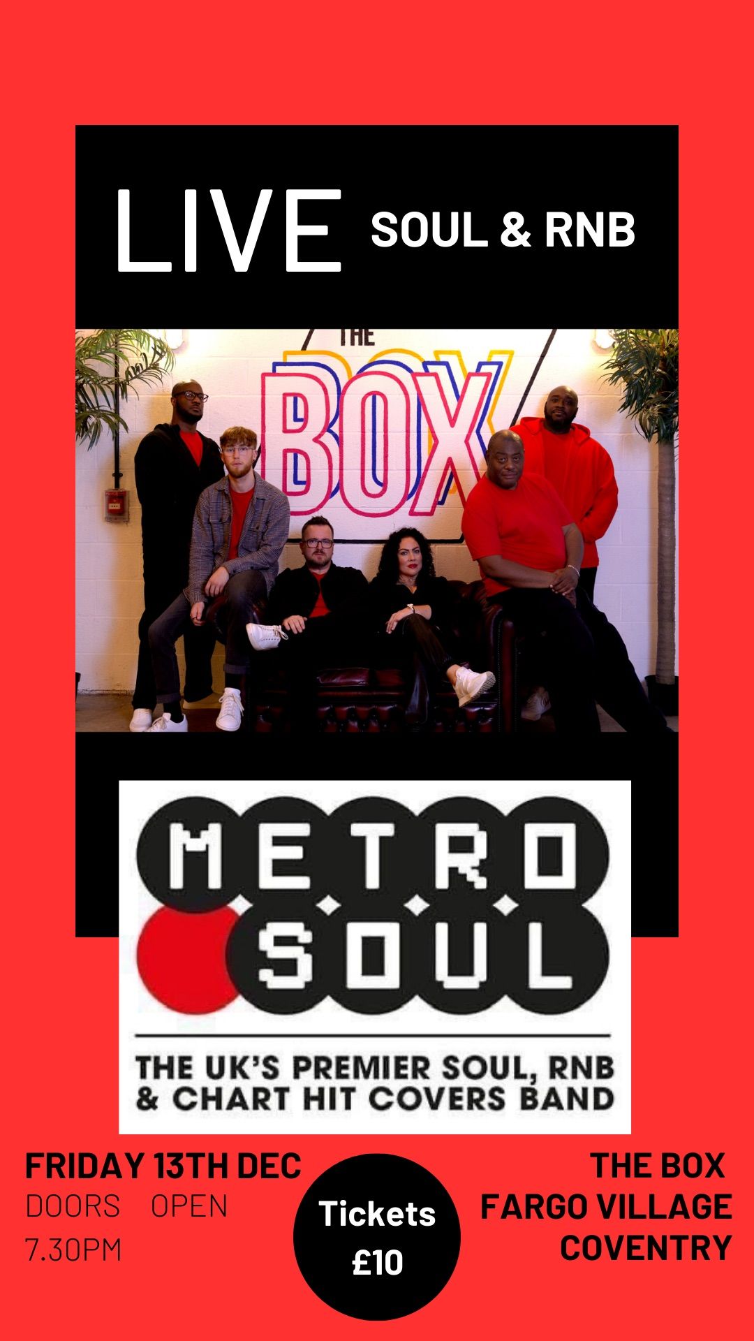 Metro Soul Gig LIVE Soul & RnB