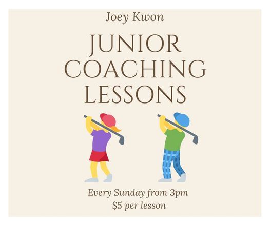 Junior Coaching Lessons