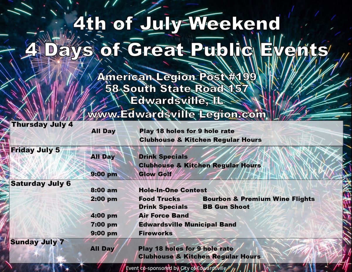 4 Days of July 4th Celebration events
