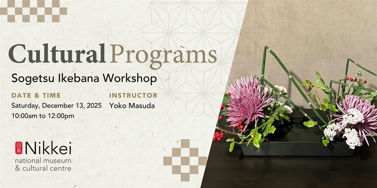Sogetsu Ikebana Workshop
