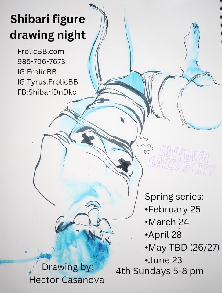 Shibari Figure drawing night (April 2024: 4th Sundays)